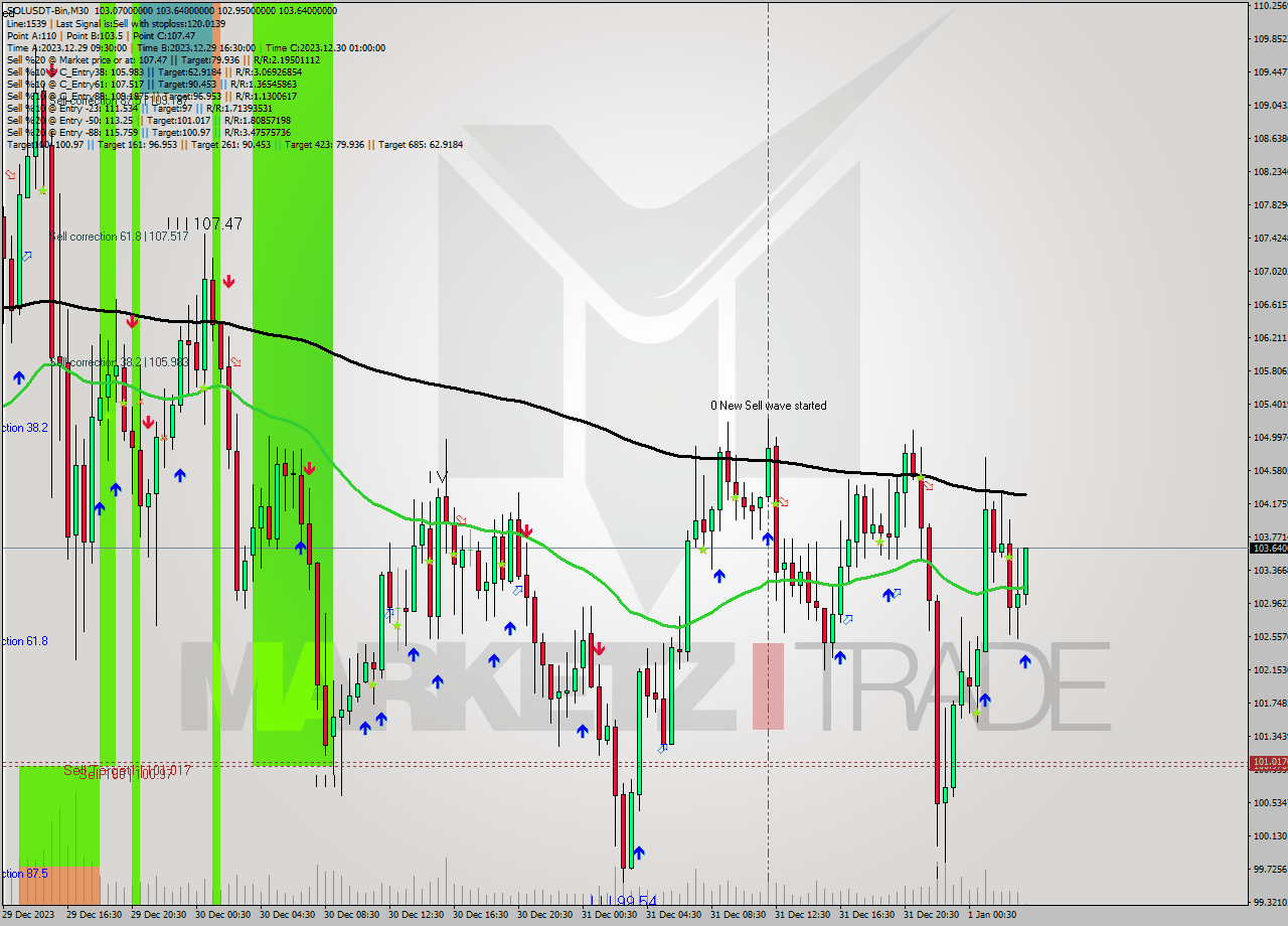 SOLUSDT-Bin M30 Signal