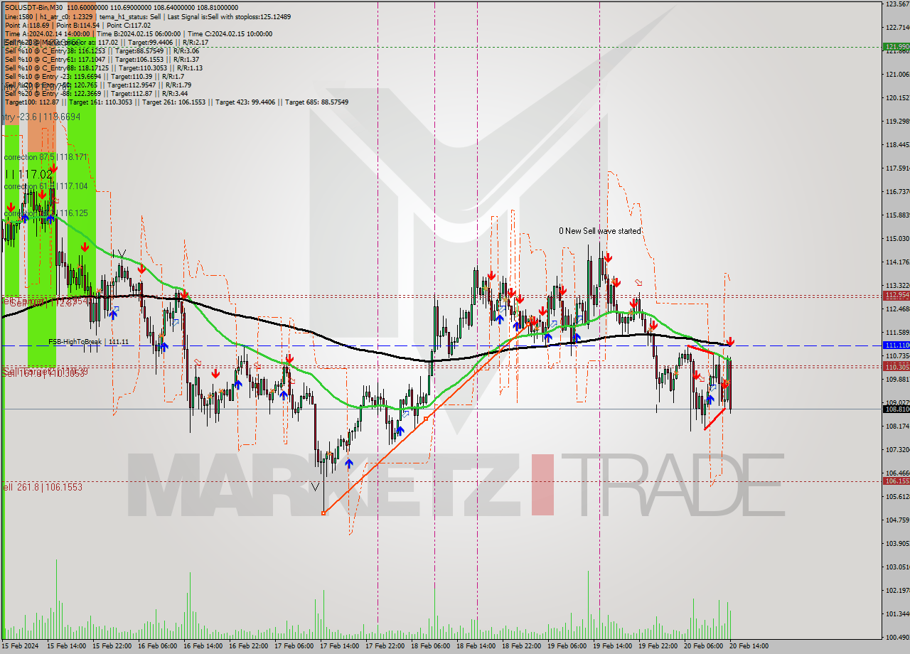 SOLUSDT-Bin M30 Analysis SOLUSDT-Bin M30 Signal