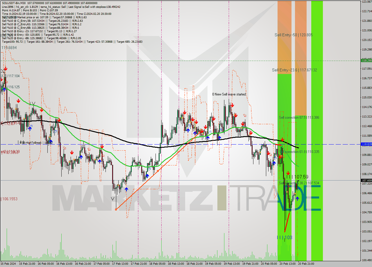 SOLUSDT-Bin M30 Analysis SOLUSDT-Bin M30 Signal