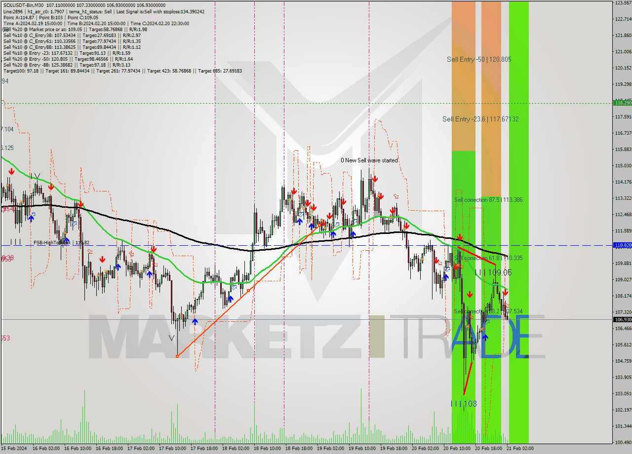 SOLUSDT-Bin M30 Analysis SOLUSDT-Bin M30 Signal