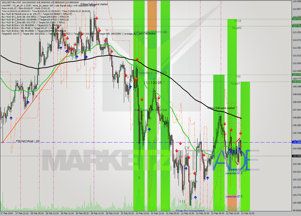 SOLUSDT-Bin M30 Analysis SOLUSDT-Bin M30 Signal
