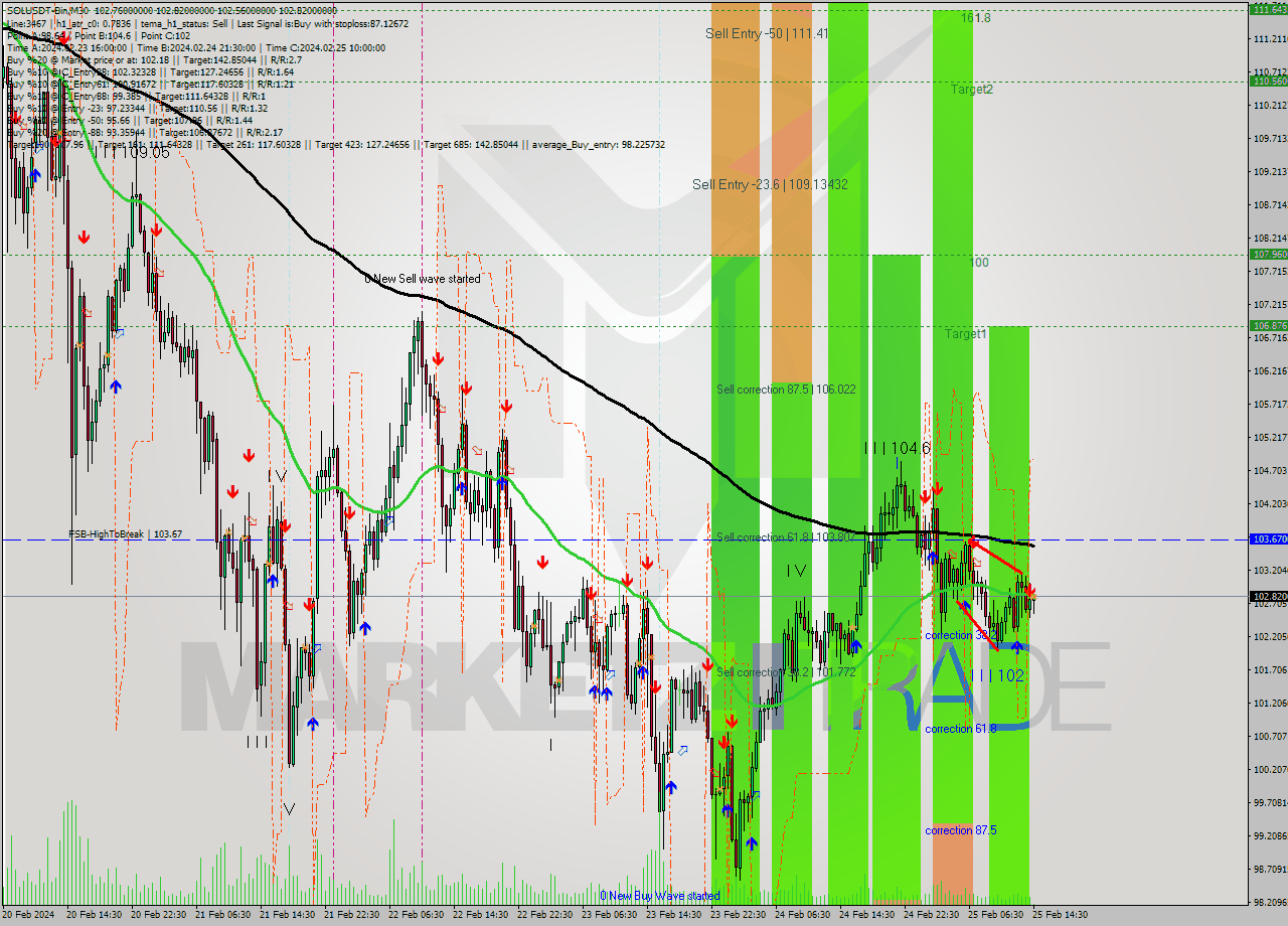 SOLUSDT-Bin M30 Analysis SOLUSDT-Bin M30 Signal