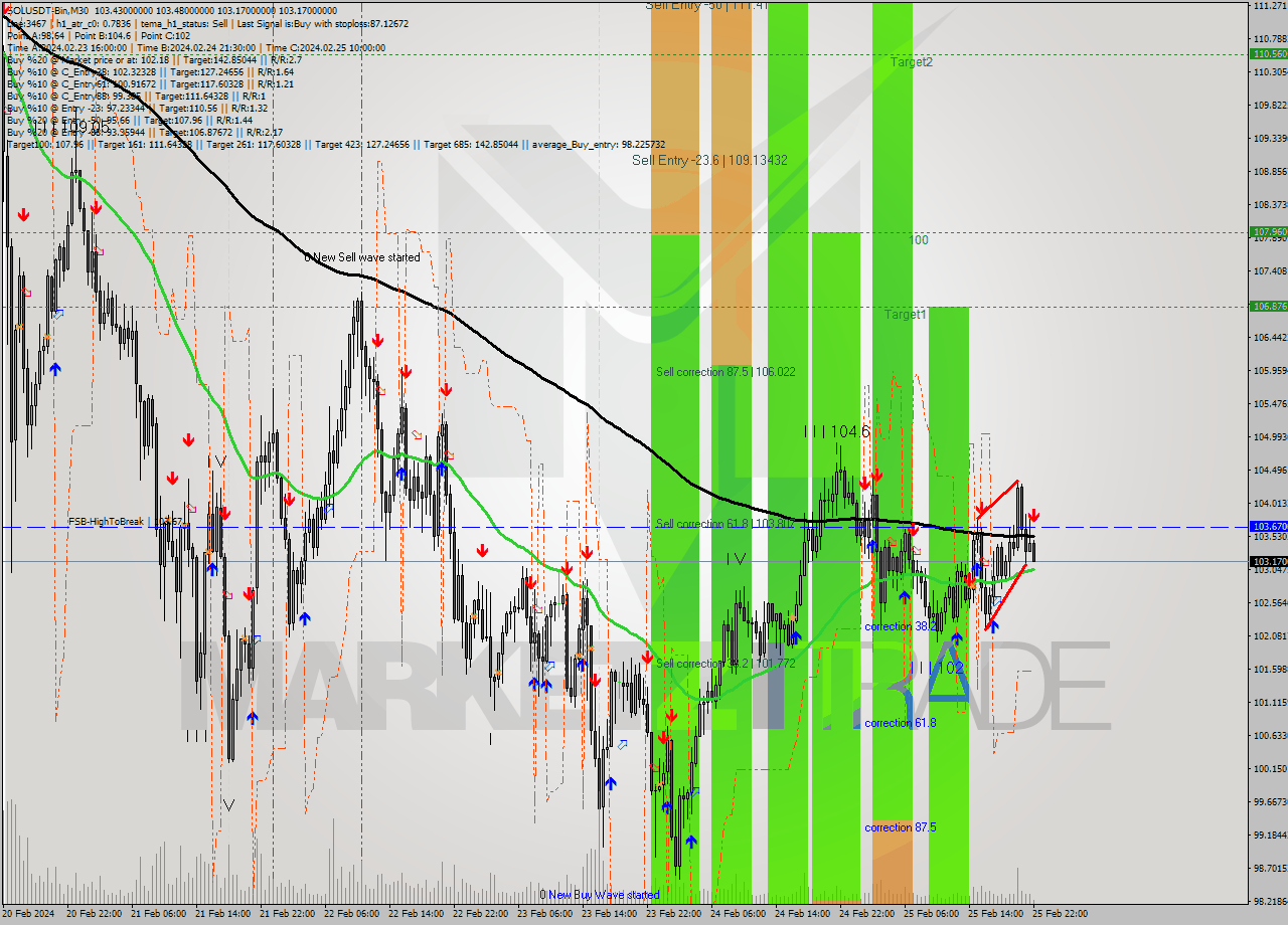 SOLUSDT-Bin M30 Analysis SOLUSDT-Bin M30 Signal