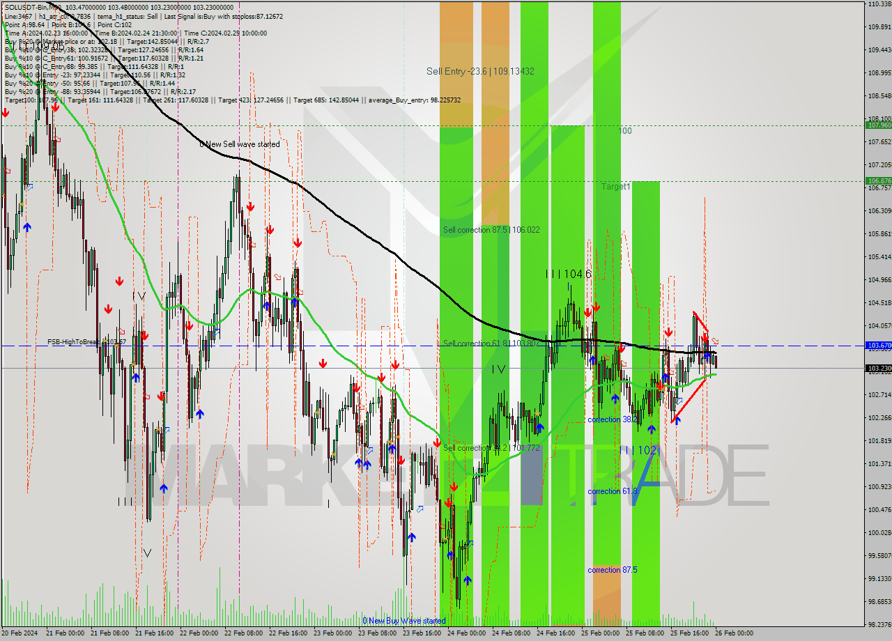 SOLUSDT-Bin M30 Analysis SOLUSDT-Bin M30 Signal