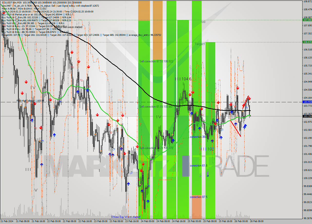 SOLUSDT-Bin M30 Analysis SOLUSDT-Bin M30 Signal