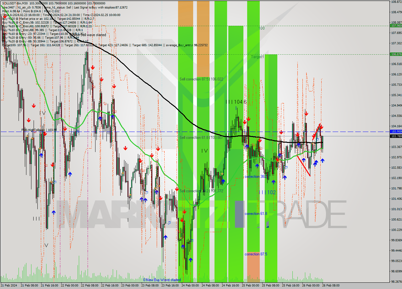 SOLUSDT-Bin M30 Analysis SOLUSDT-Bin M30 Signal