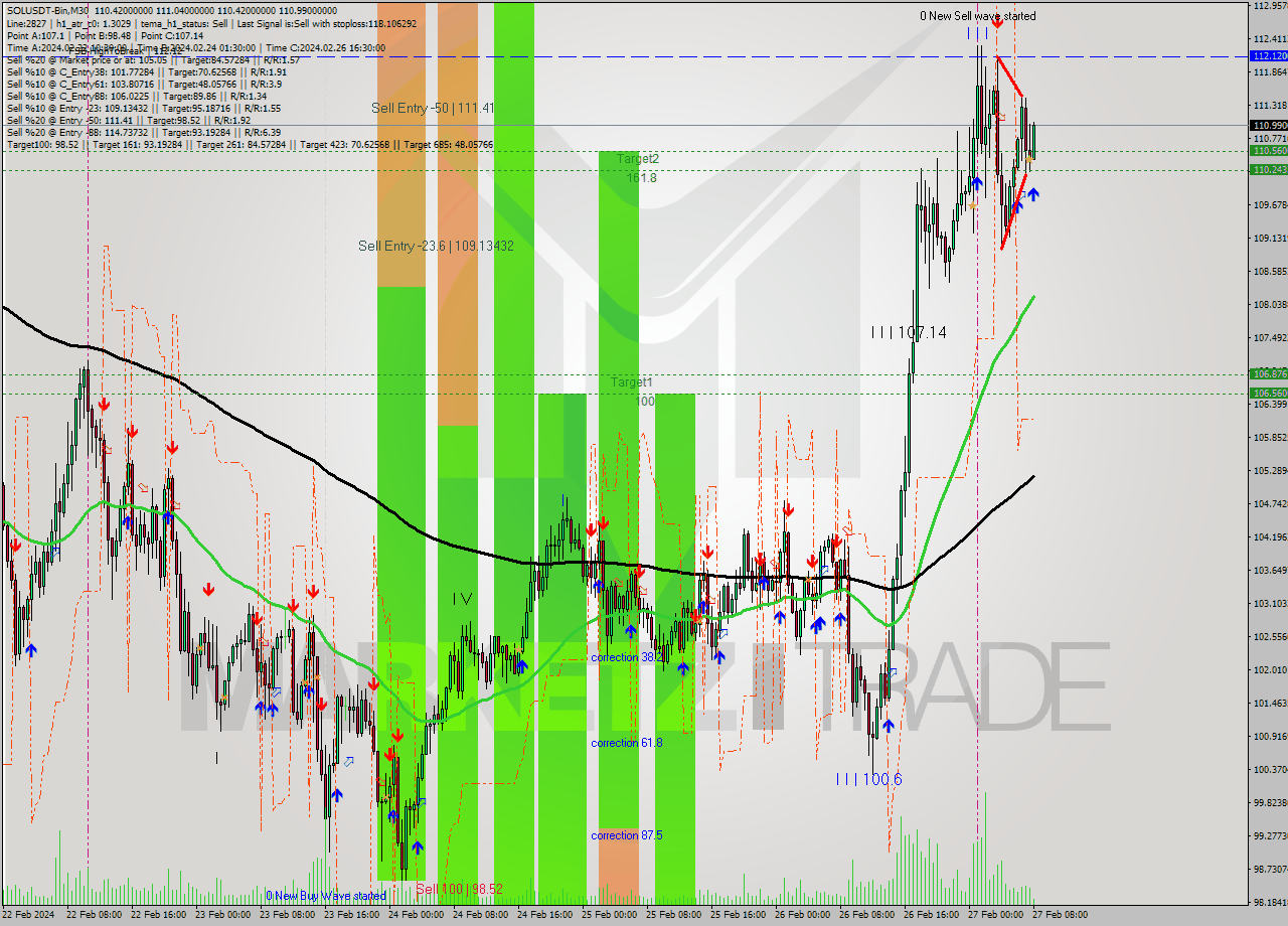 SOLUSDT-Bin M30 Analysis SOLUSDT-Bin M30 Signal