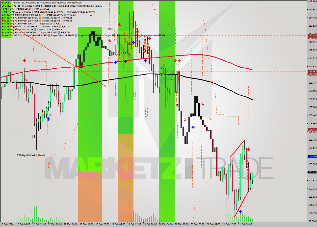 SOLUSDT-Bin MultiTimeframe analysis at date 2024.02.22 05:40