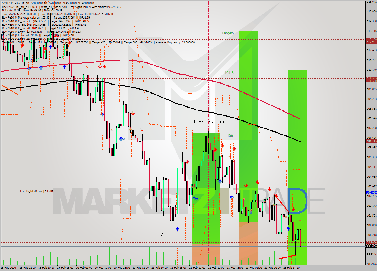SOLUSDT-Bin MultiTimeframe analysis at date 2024.02.24 03:23