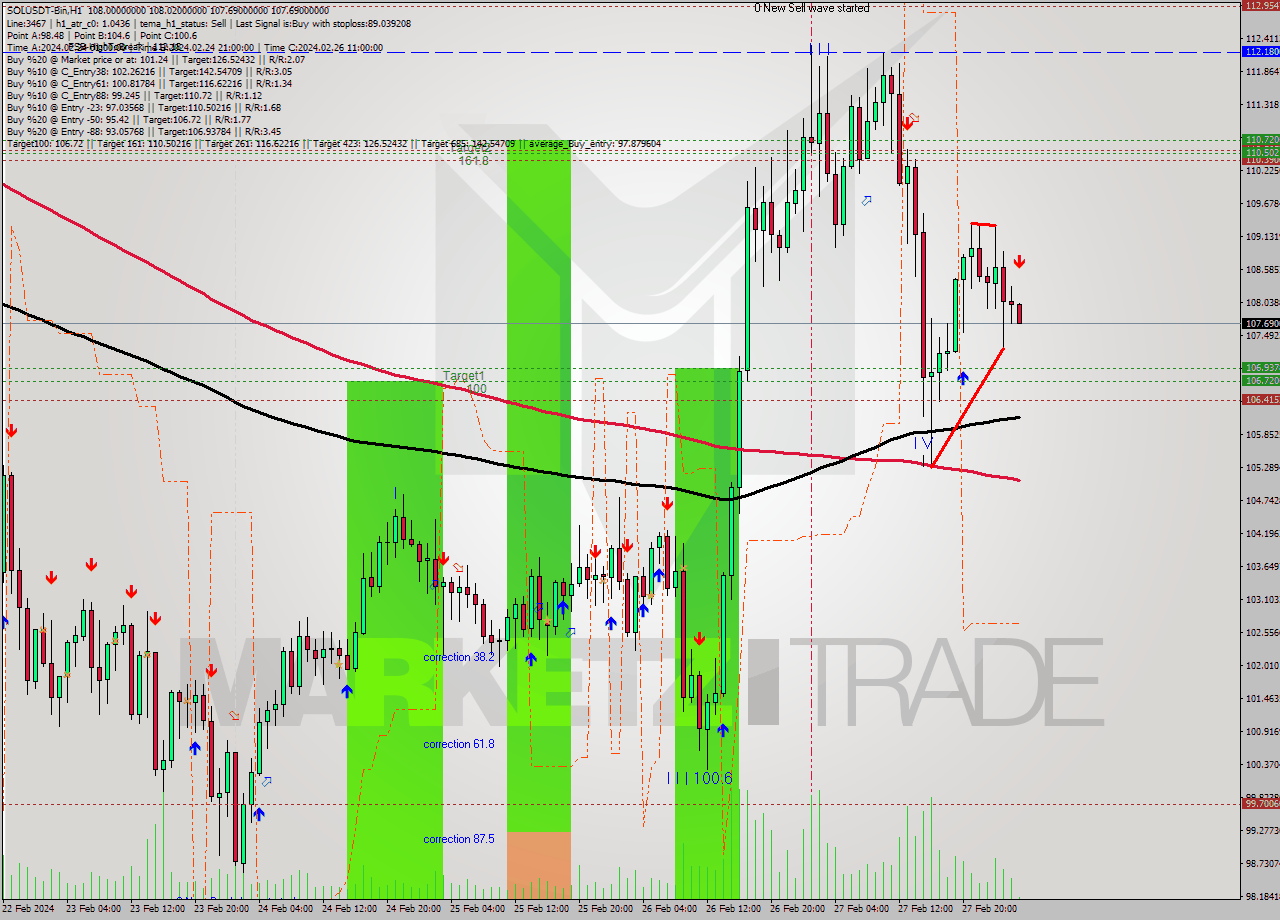 SOLUSDT-Bin MultiTimeframe analysis at date 2024.02.28 05:08