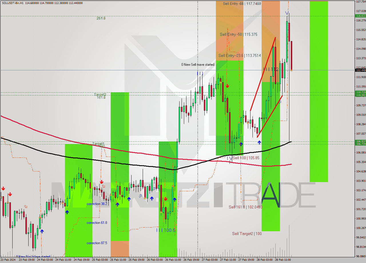 SOLUSDT-Bin MultiTimeframe analysis at date 2024.02.28 20:05