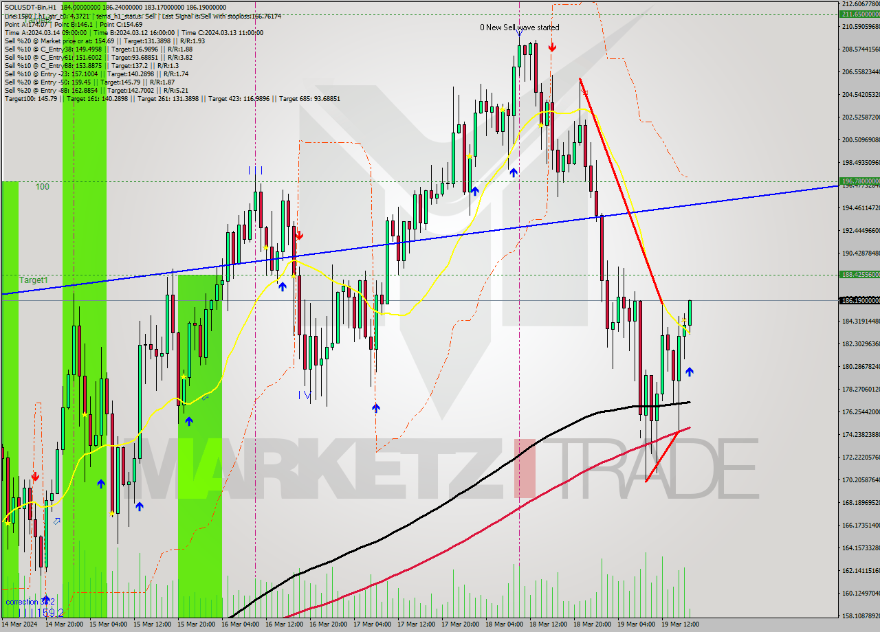 SOLUSDT-Bin MultiTimeframe analysis at date 2024.03.19 19:12
