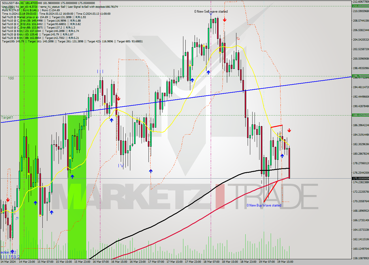 SOLUSDT-Bin MultiTimeframe analysis at date 2024.03.19 22:55
