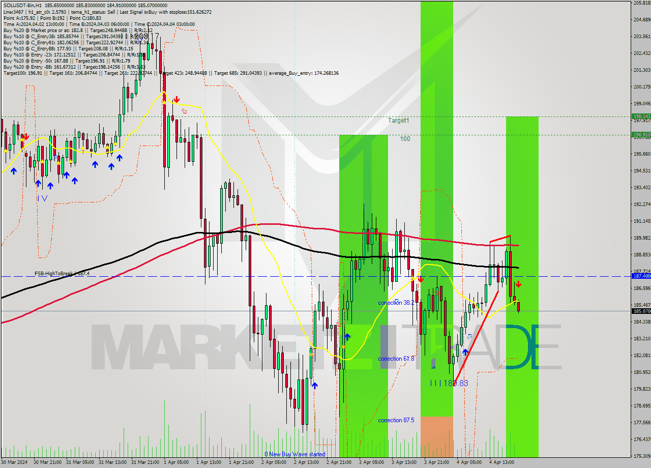 SOLUSDT-Bin MultiTimeframe analysis at date 2024.04.04 23:02
