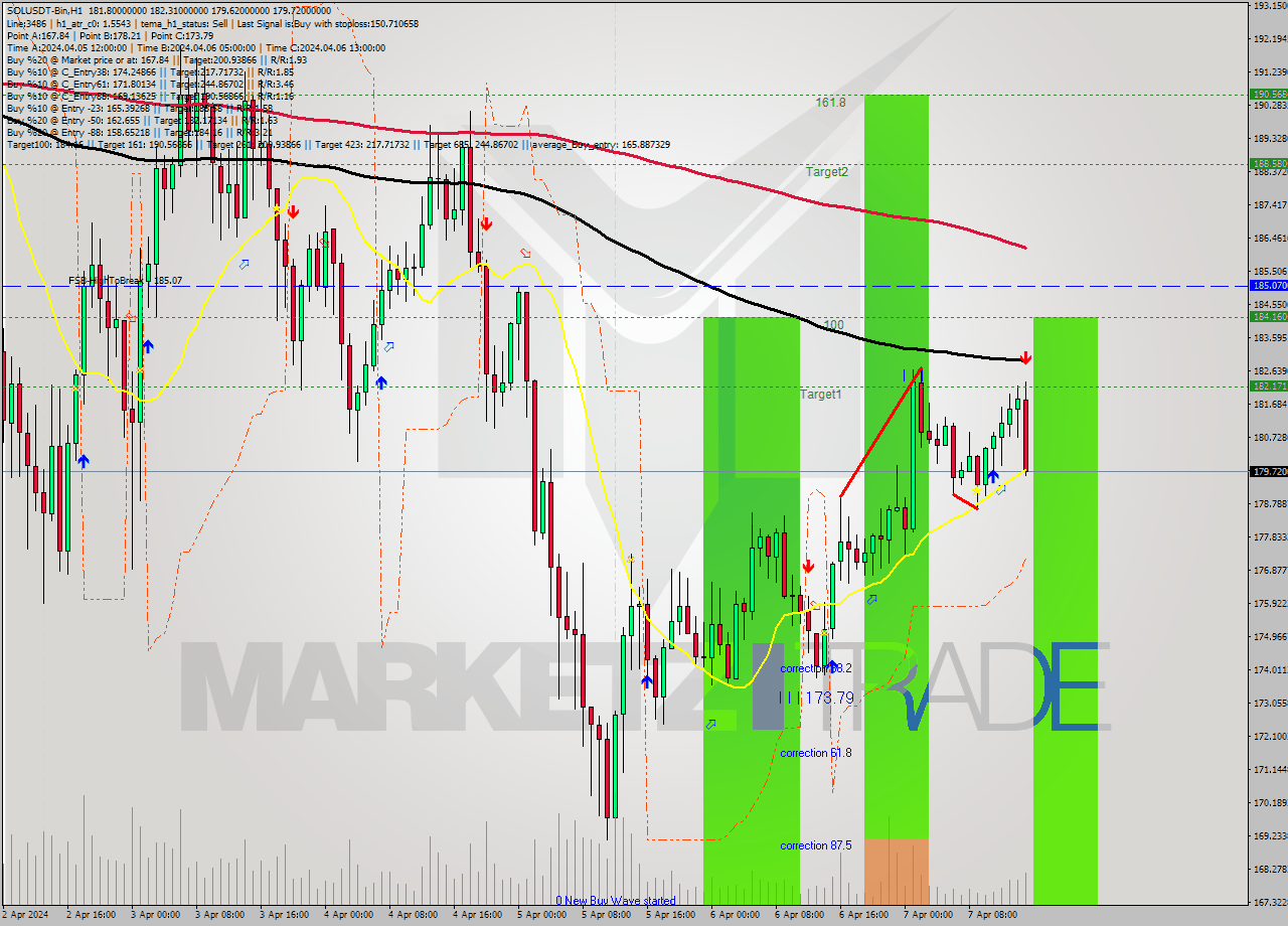 SOLUSDT-Bin MultiTimeframe analysis at date 2024.04.07 18:48