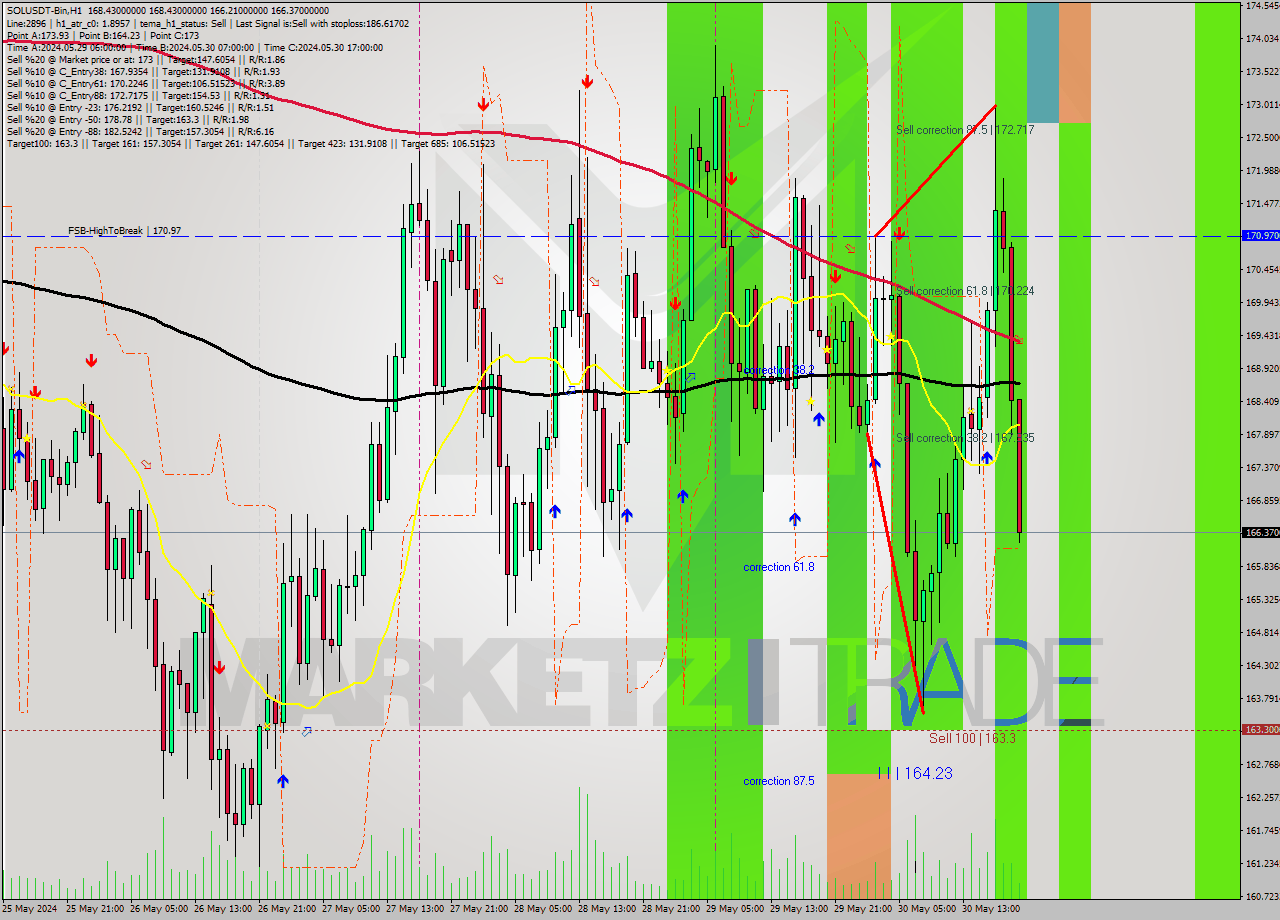 SOLUSDT-Bin MultiTimeframe analysis at date 2024.05.30 23:10