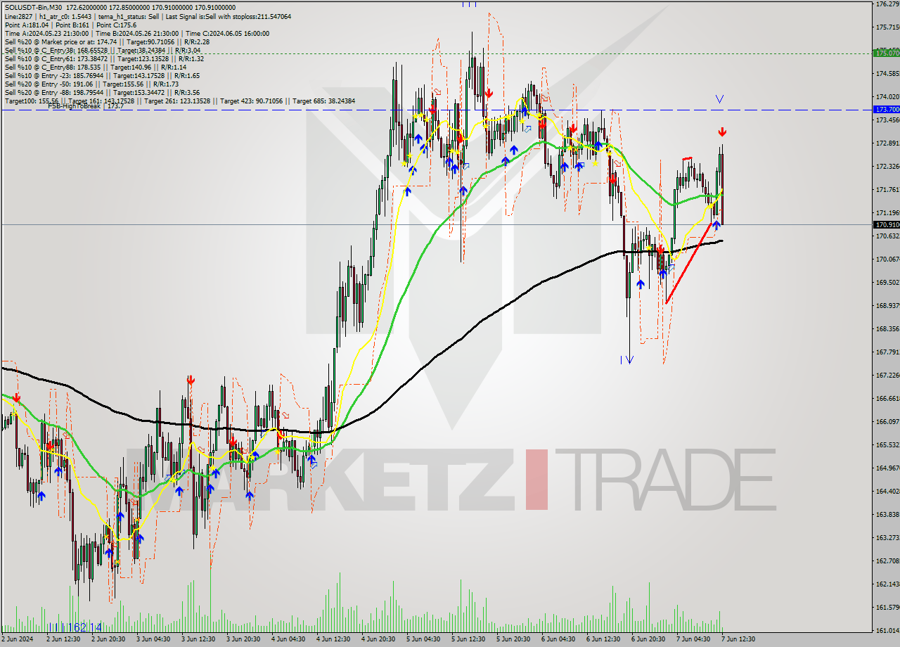 SOLUSDT-Bin M30 Signal