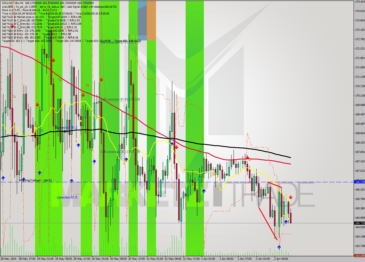 SOLUSDT-Bin MultiTimeframe analysis at date 2024.06.02 19:21