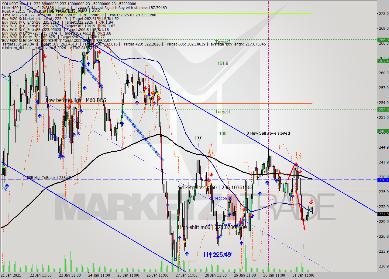 SOLUSDT-Mxc MultiTimeframe analysis at date 2025.02.01 05:07