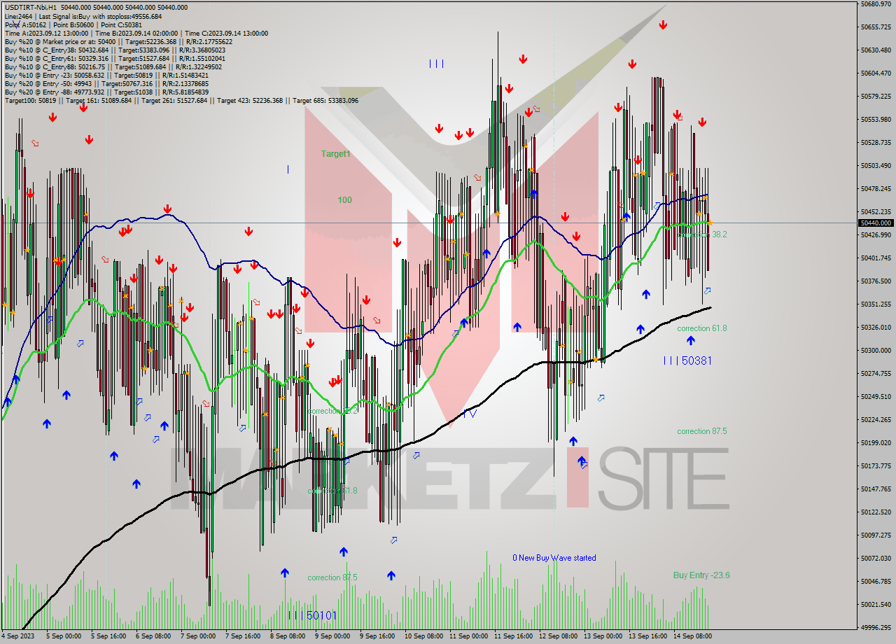 USDTIRT-Nbi H1 Analysis USDTIRT-Nbi H1 Signal