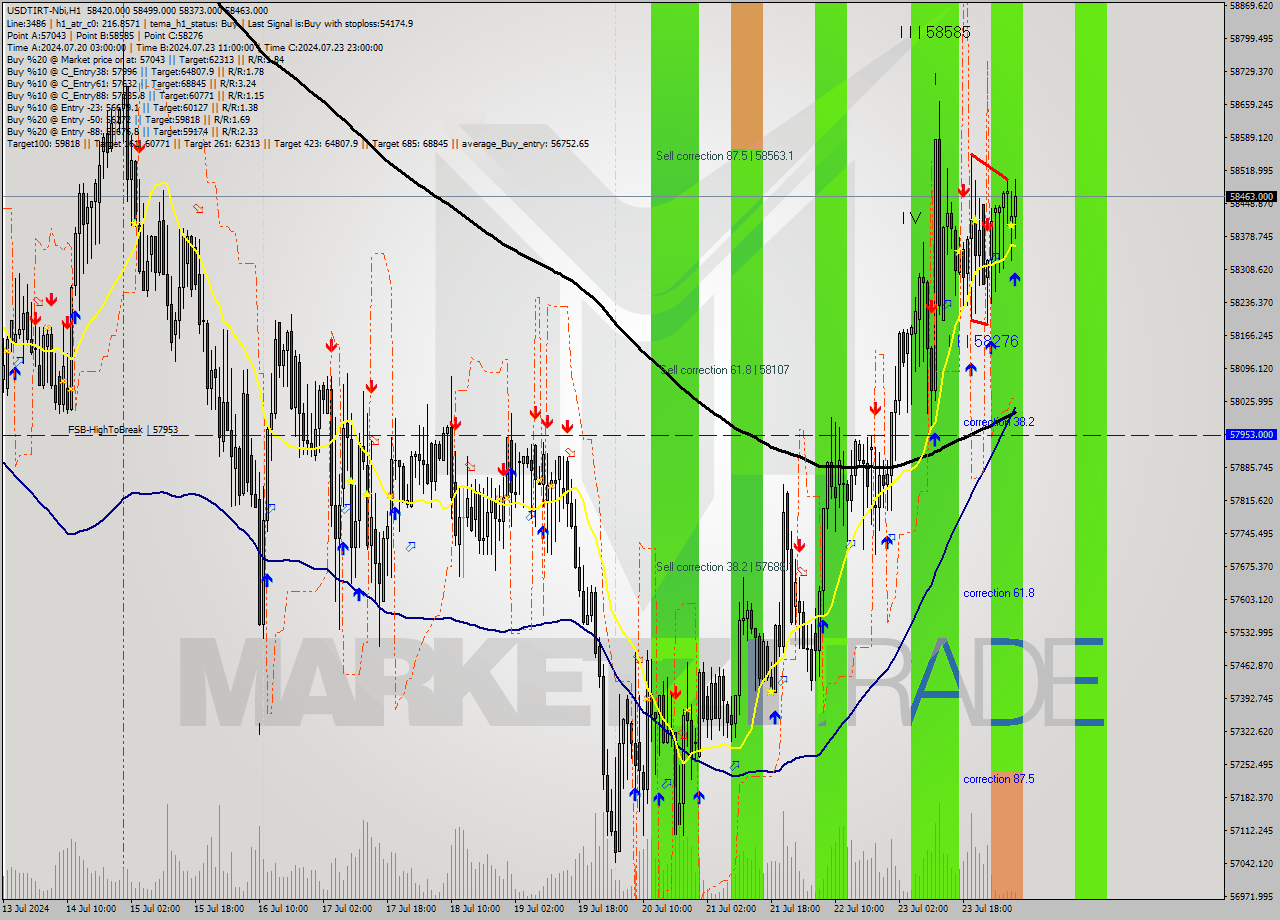 USDTIRT-Nbi MultiTimeframe analysis at date 2024.07.24 07:02