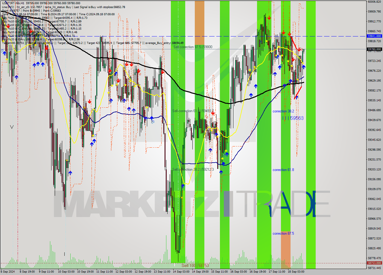 USDTIRT-Nbi MultiTimeframe analysis at date 2024.09.18 15:31