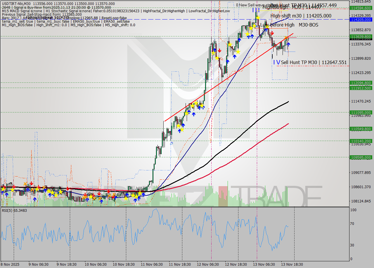 USDTIRT-Nbi M30 Signal
