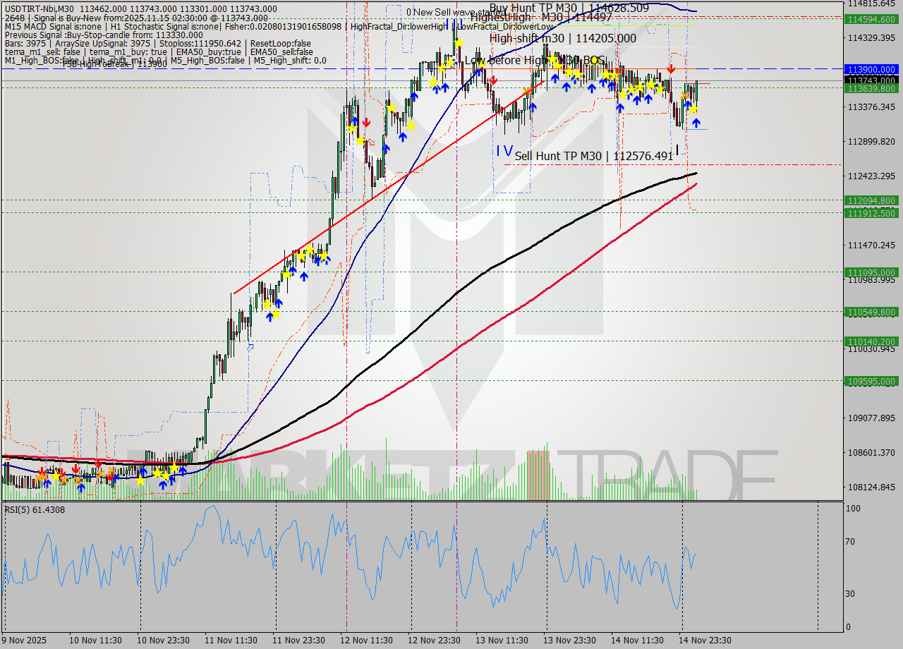 USDTIRT-Nbi M30 Signal