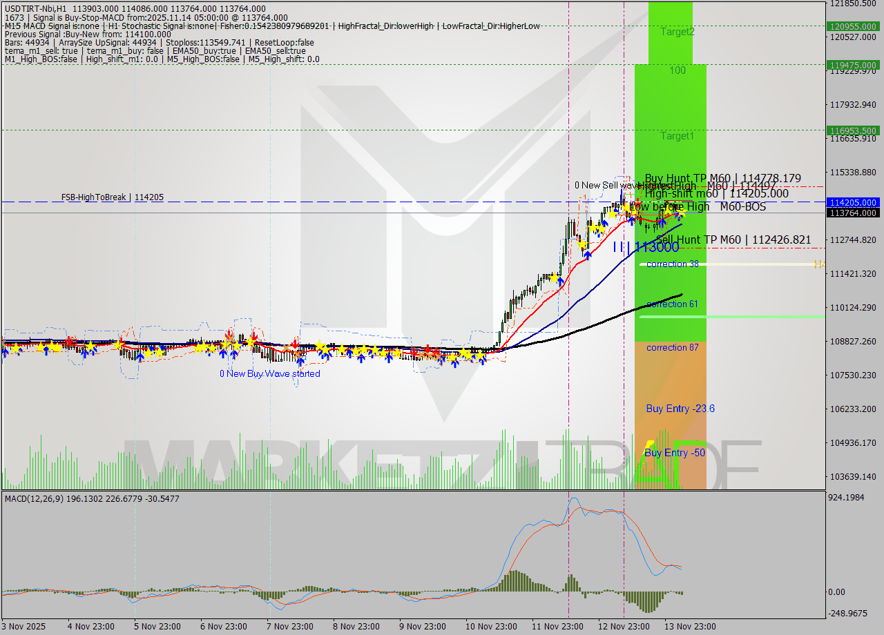 USDTIRT-Nbi MTF analysis at 2025.11.14 04:23