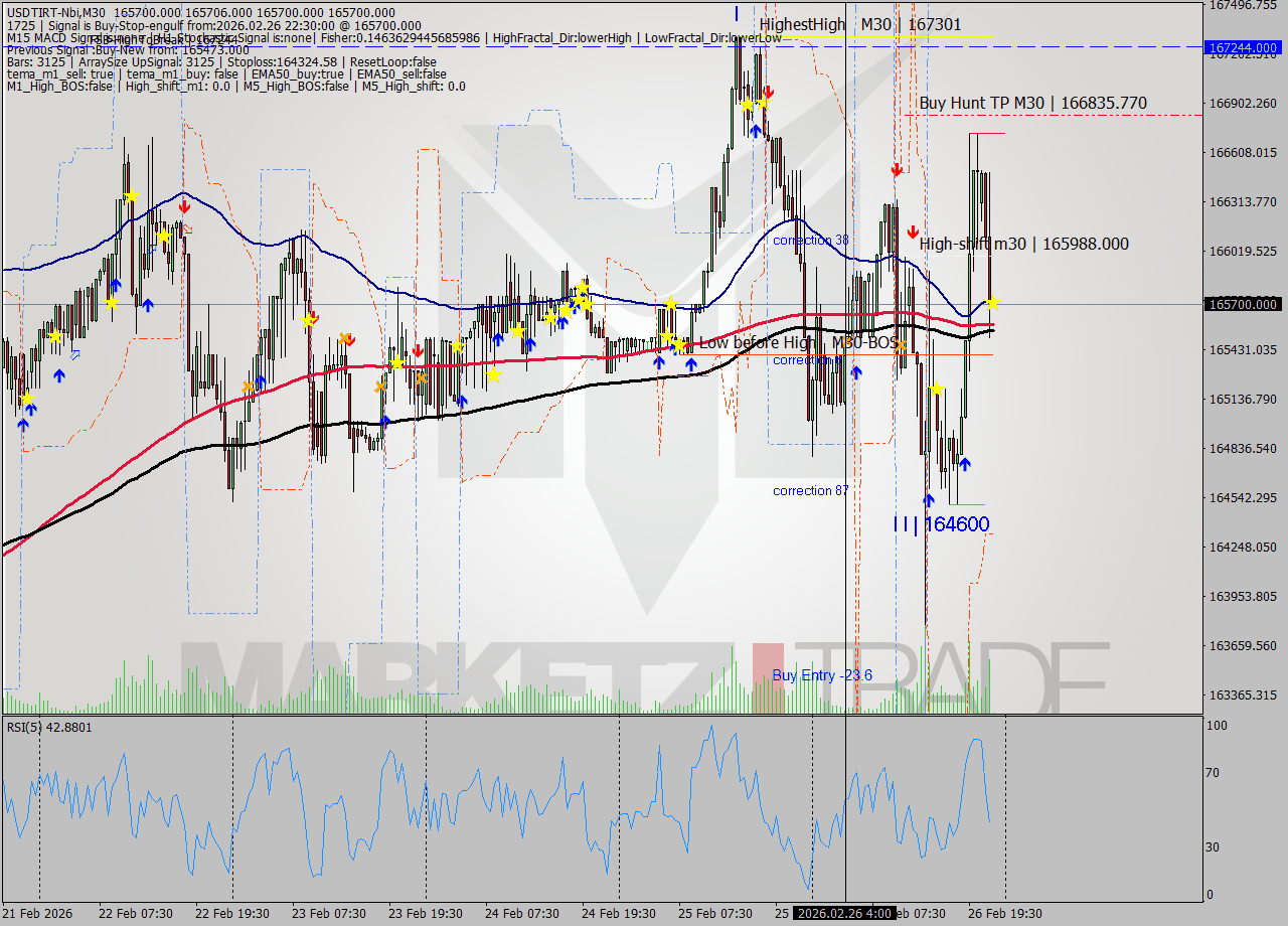 USDTIRT-Nbi M30 Signal