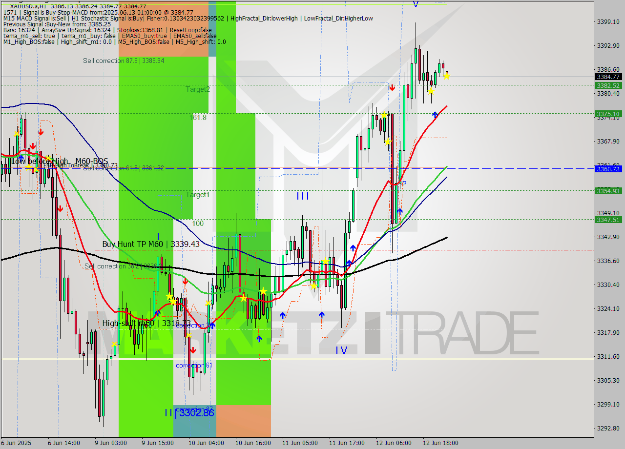 XAUUSD.a MTF analysis at 2025.06.13 01:03