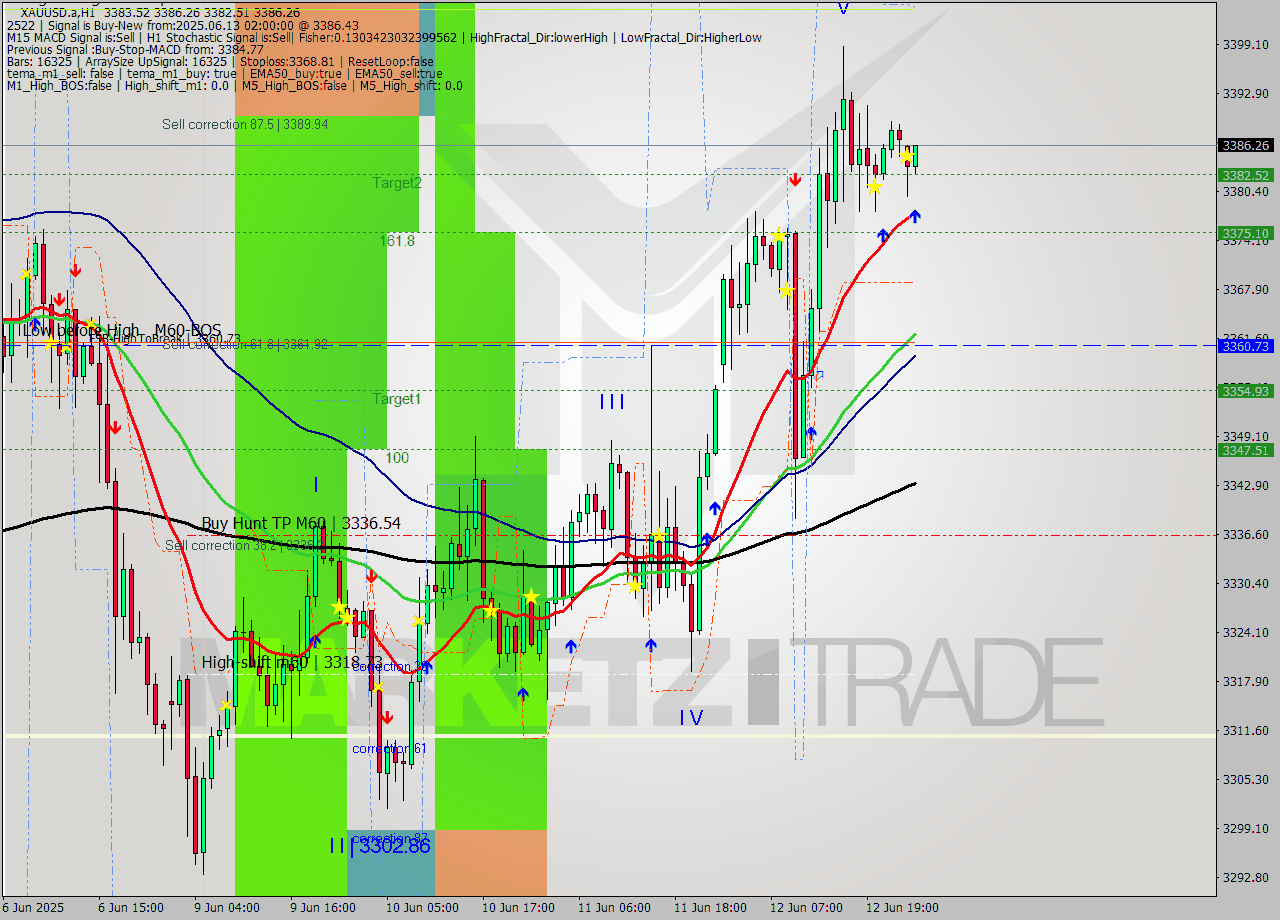 XAUUSD.a MTF analysis at 2025.06.13 02:42