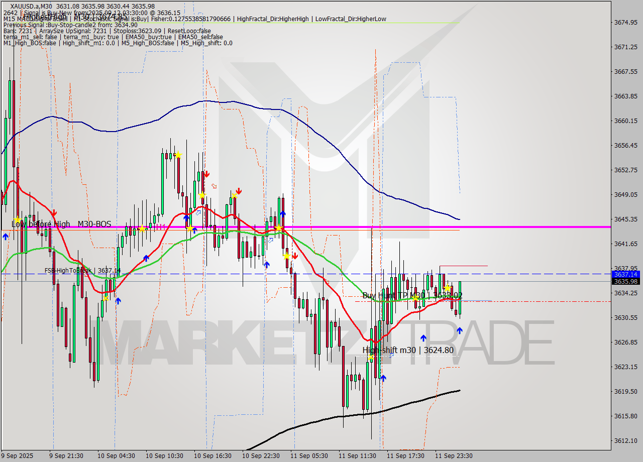 XAUUSD.a M30 Signal