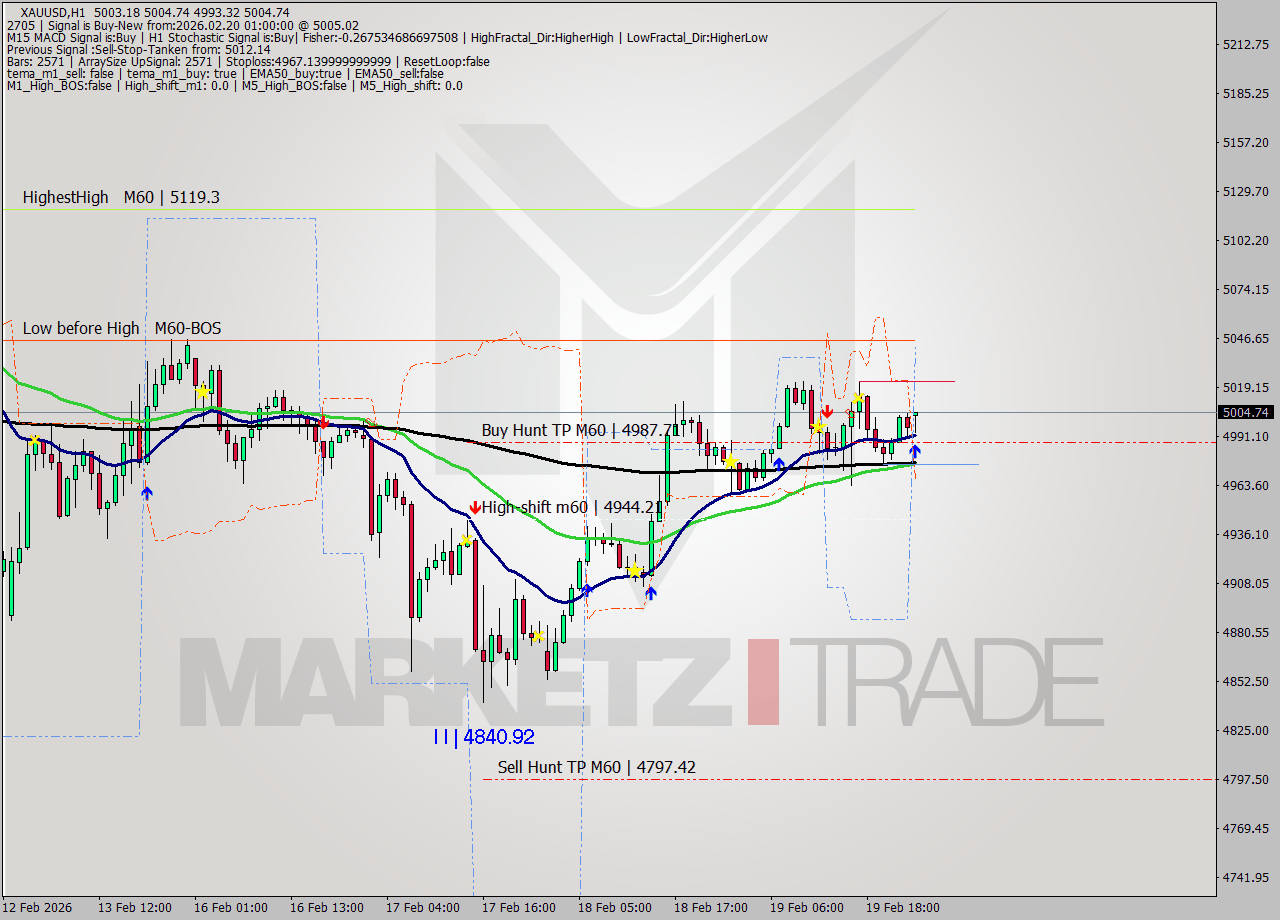 XAUUSD MTF analysis at 2026.02.20 01:07