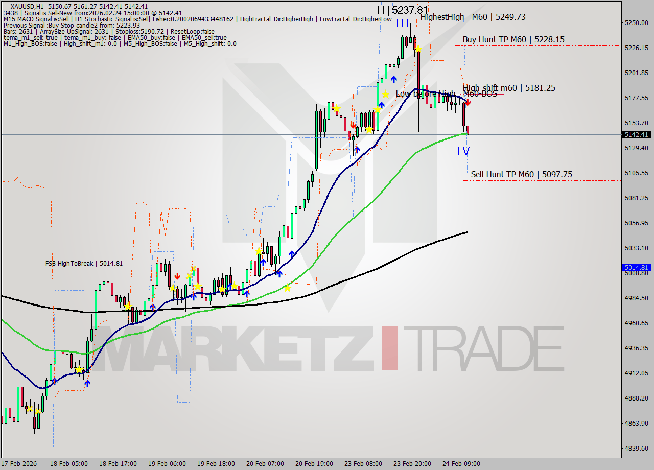 XAUUSD MTF analysis at 2026.02.24 15:39