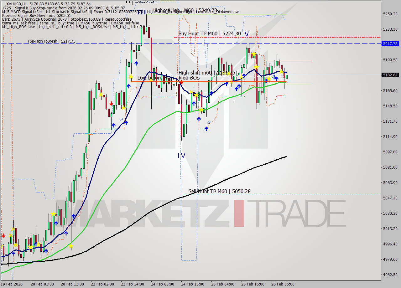 XAUUSD MTF analysis at 2026.02.26 11:42