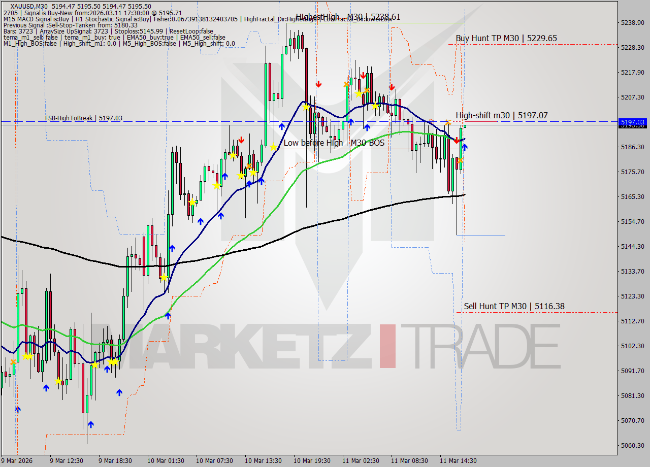XAUUSD M30 Signal