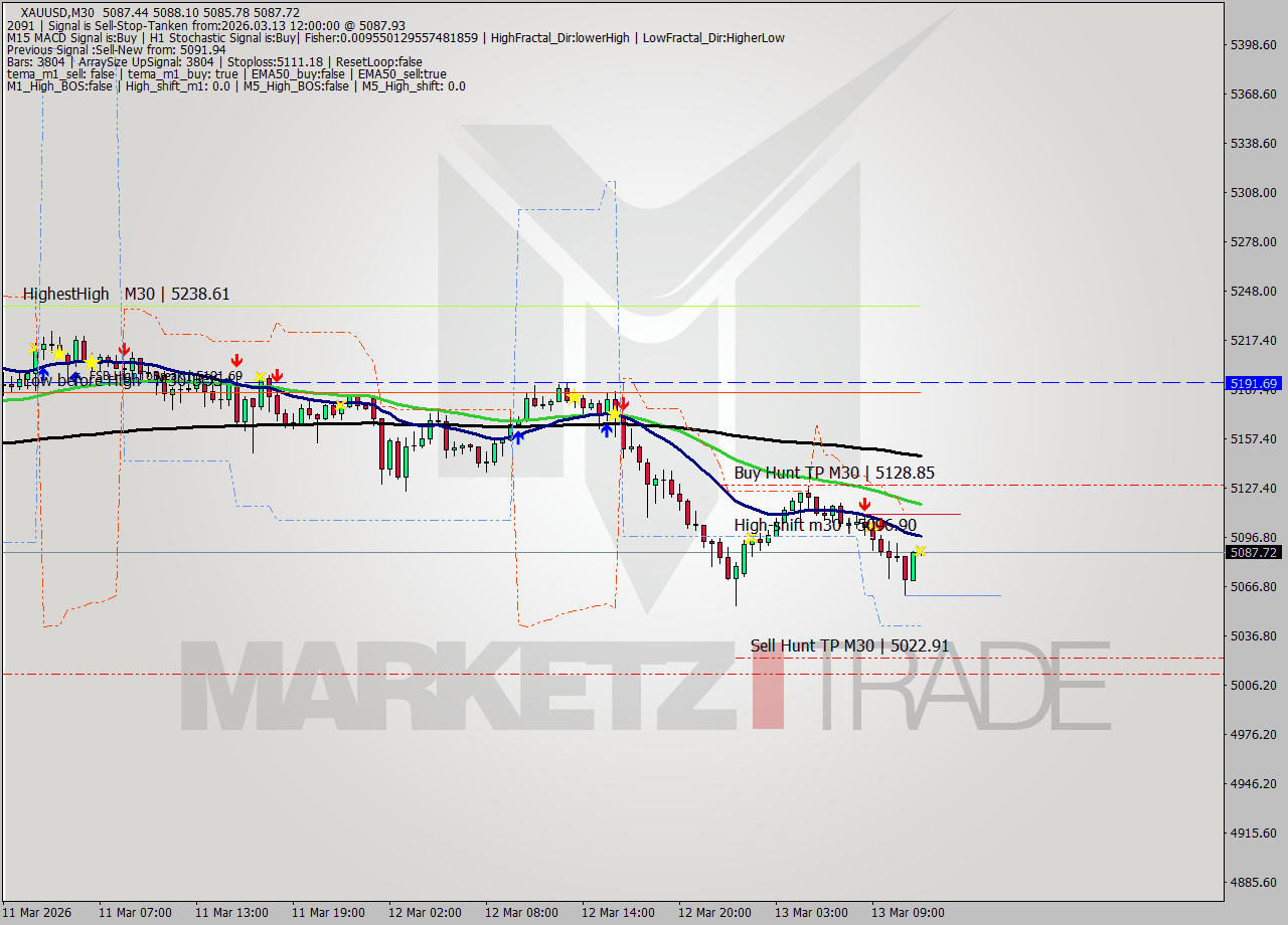 XAUUSD M30 Signal