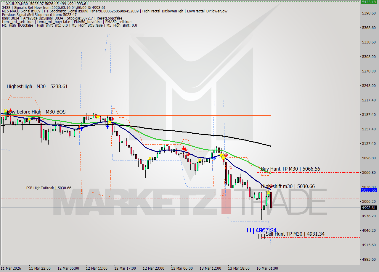 XAUUSD M30 Signal