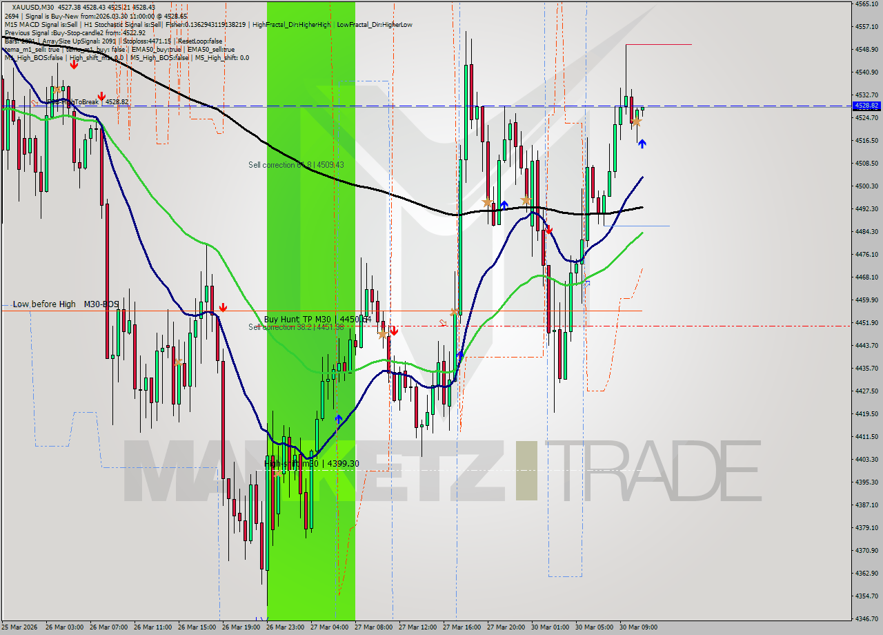 XAUUSD M30 Signal