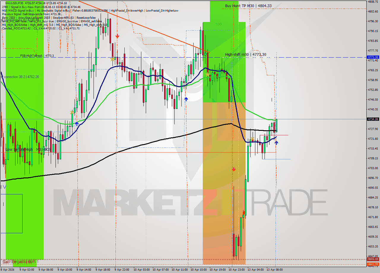 XAUUSD M30 Signal