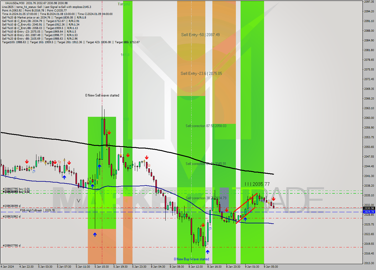 XAUUSDe M30 Signal