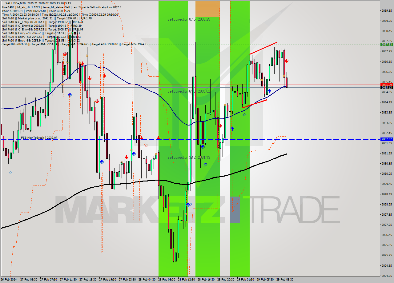 XAUUSDe M30 Signal